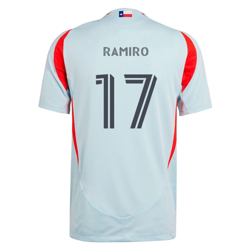 DanxenレディースRamiro#17ダークグレー白赤アウェイシャツ2026/27ジャージーユニフォーム