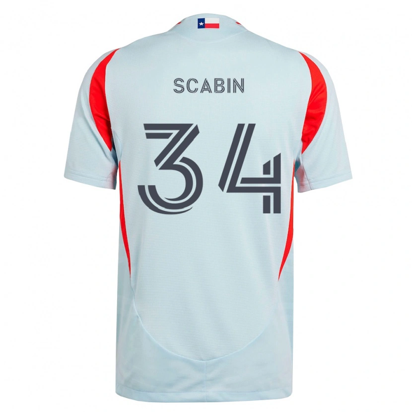 DanxenレディースKaka Scabin#34ダークグレー白赤アウェイシャツ2026/27ジャージーユニフォーム