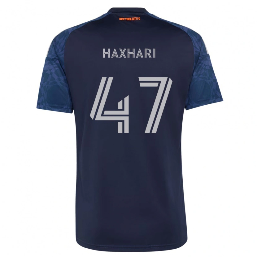 Danxenレディースクレヴィス・ハジャリ#47濃青白アウェイシャツ2026/27ジャージーユニフォーム