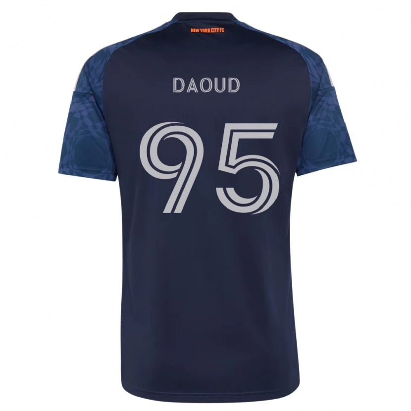 DanxenレディースRami Daoud#95濃青白アウェイシャツ2026/27ジャージーユニフォーム