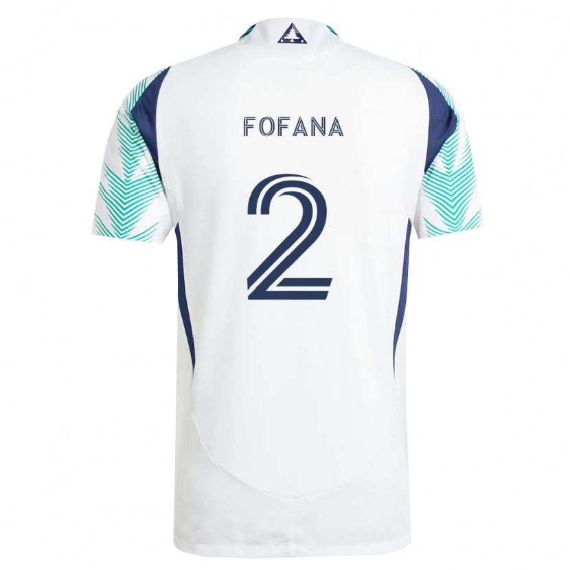 Danxenレディースママドゥ・フォファナ#2白紺薄緑アウェイシャツ2026/27ジャージーユニフォーム