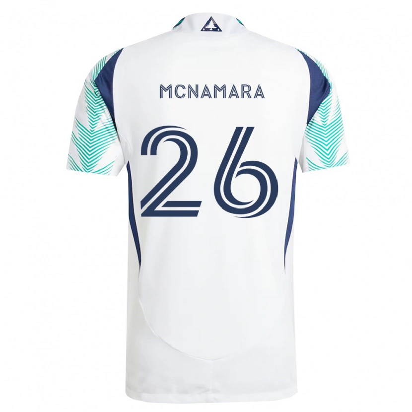 Danxenレディーストミー・マクナマラ#26白紺薄緑アウェイシャツ2026/27ジャージーユニフォーム