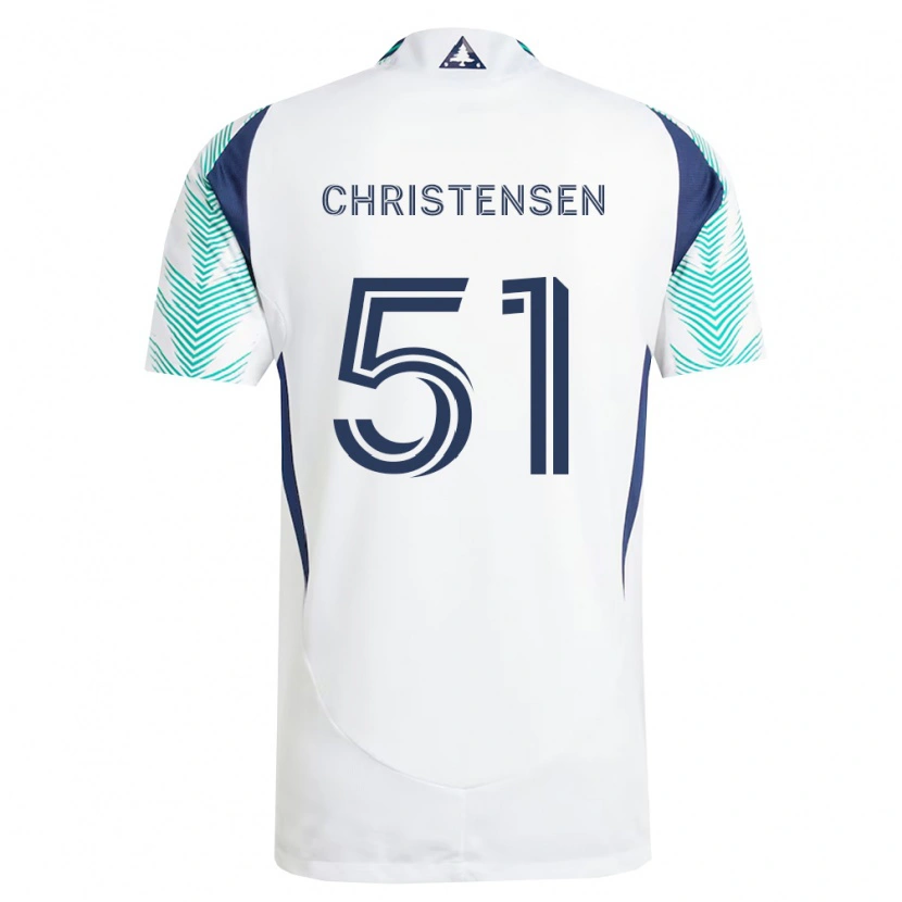 DanxenレディースKevin Christensen#51白紺薄緑アウェイシャツ2026/27ジャージーユニフォーム