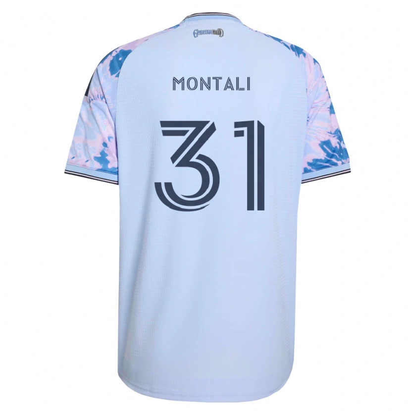Danxenレディースランチェスコ・モンターリ#31ロイヤルブルー白黒アウェイシャツ2026/27ジャージーユニフォーム