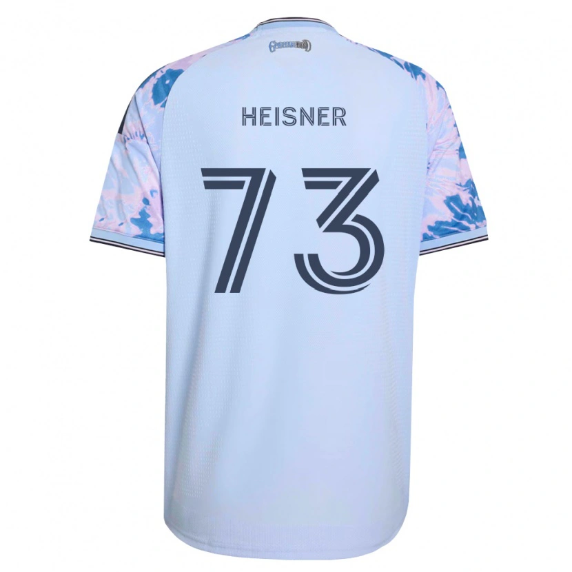 DanxenレディースJacob Heisner#73ロイヤルブルー白黒アウェイシャツ2026/27ジャージーユニフォーム
