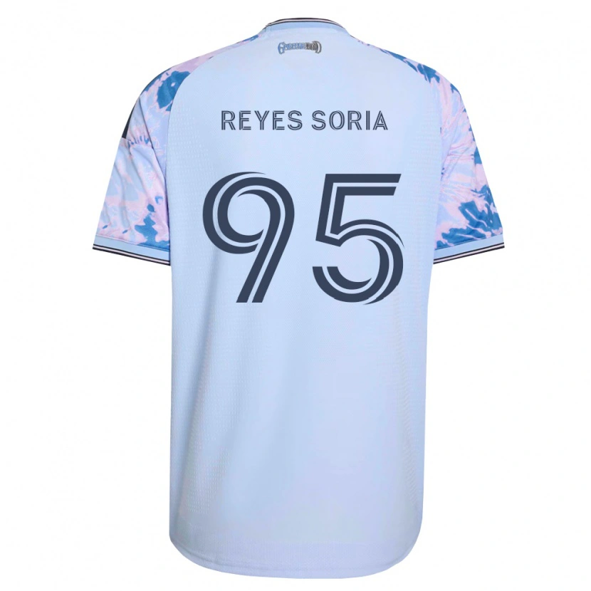 DanxenレディースRandhu Reyes Soria#95ロイヤルブルー白黒アウェイシャツ2026/27ジャージーユニフォーム