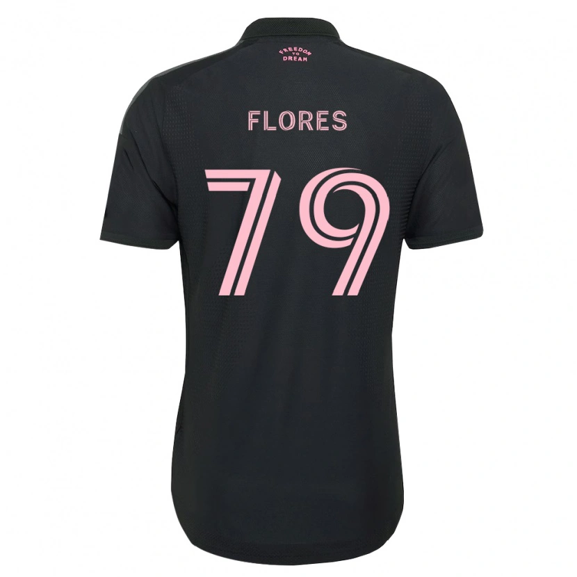 DanxenレディースAlejandro Flores#79ピンク黒白アウェイシャツ2026/27ジャージーユニフォーム