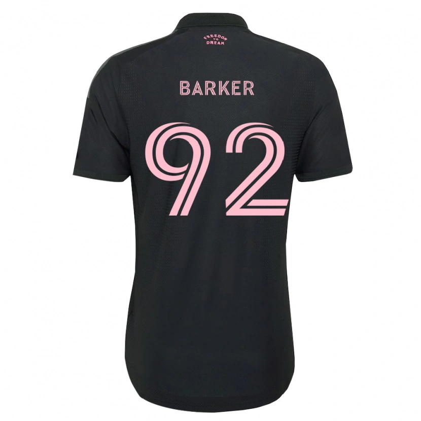DanxenレディースLucas Barker#92ピンク黒白アウェイシャツ2026/27ジャージーユニフォーム