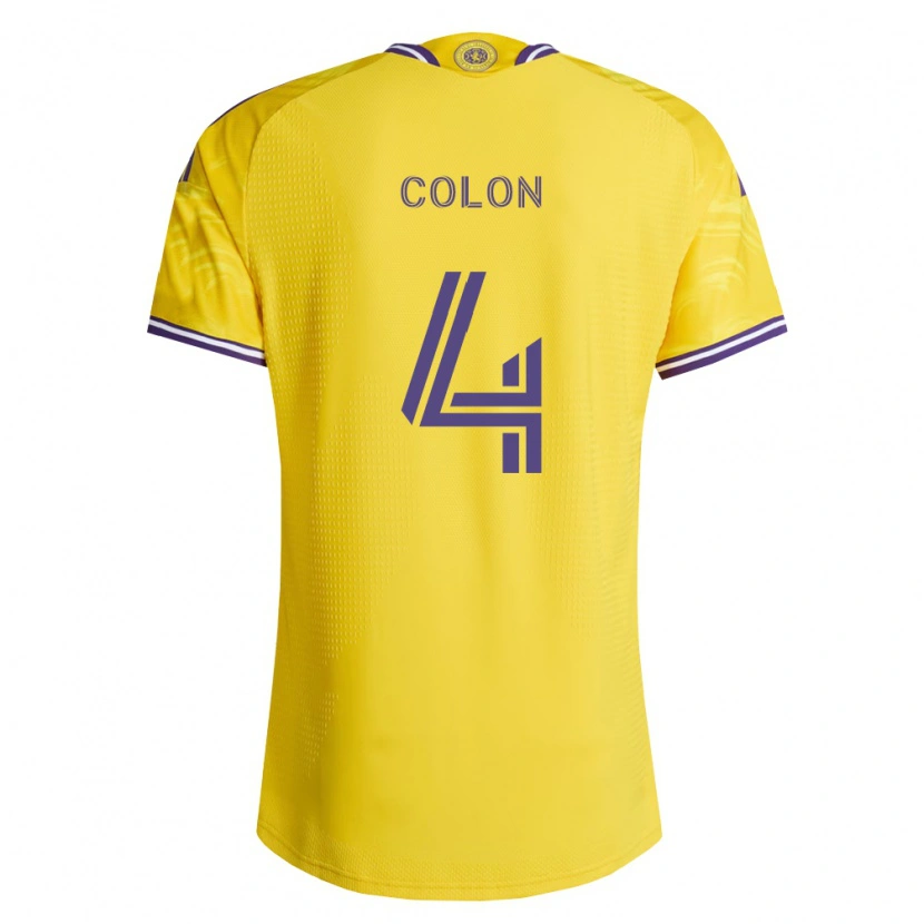 DanxenレディースXzavier Colon#4黄紫アウェイシャツ2026/27ジャージーユニフォーム