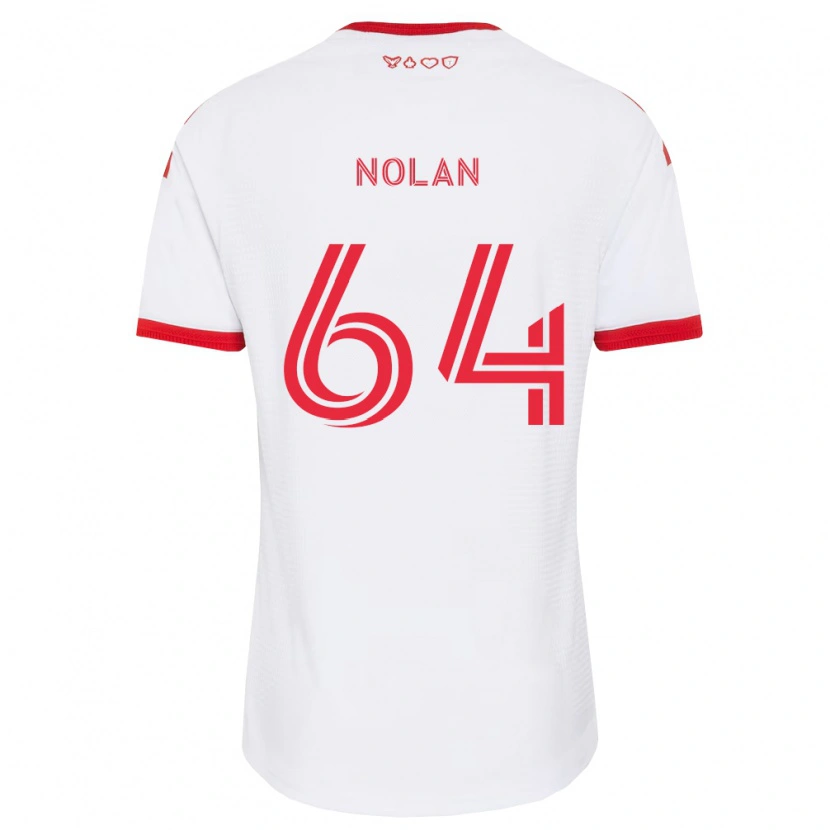 DanxenレディースJahmarie Nolan#64白赤黒アウェイシャツ2026/27ジャージーユニフォーム