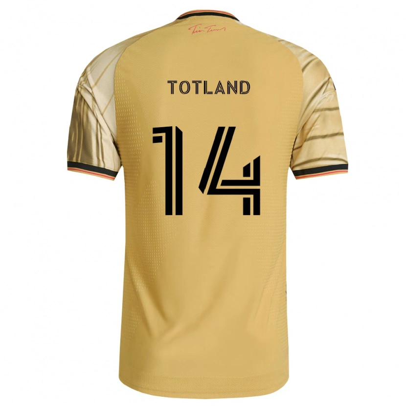 DanxenレディースTomas Totland#14茶黄黒アウェイシャツ2026/27ジャージーユニフォーム