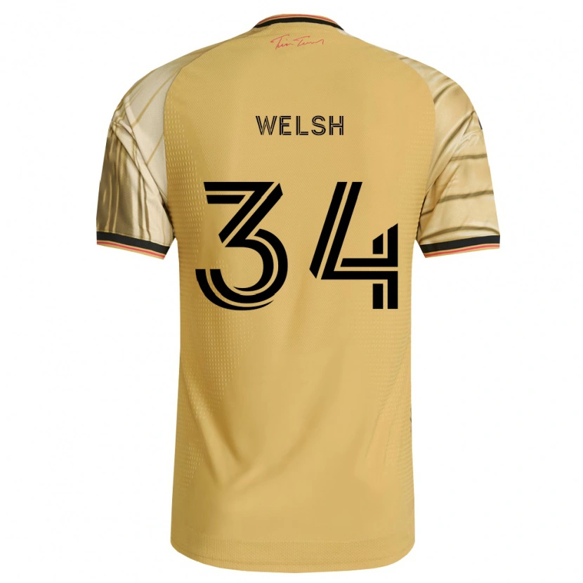 DanxenレディースColin Welsh#34茶黄黒アウェイシャツ2026/27ジャージーユニフォーム