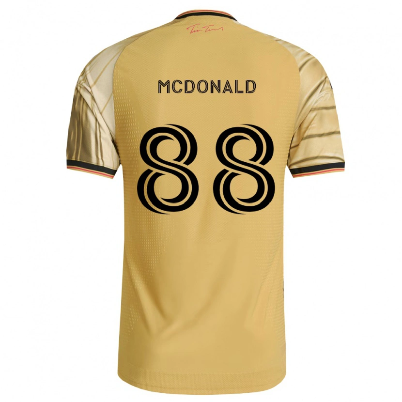 DanxenレディースPatrick Mcdonald#88茶黄黒アウェイシャツ2026/27ジャージーユニフォーム