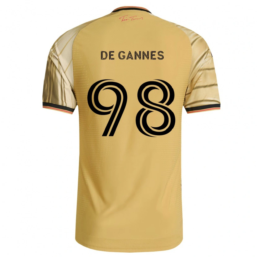 DanxenレディースAndrew De Gannes#98茶黄黒アウェイシャツ2026/27ジャージーユニフォーム