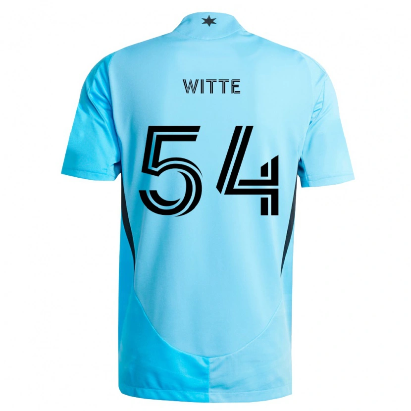 DanxenレディースAlex Witte#54薄青黒アウェイシャツ2026/27ジャージーユニフォーム