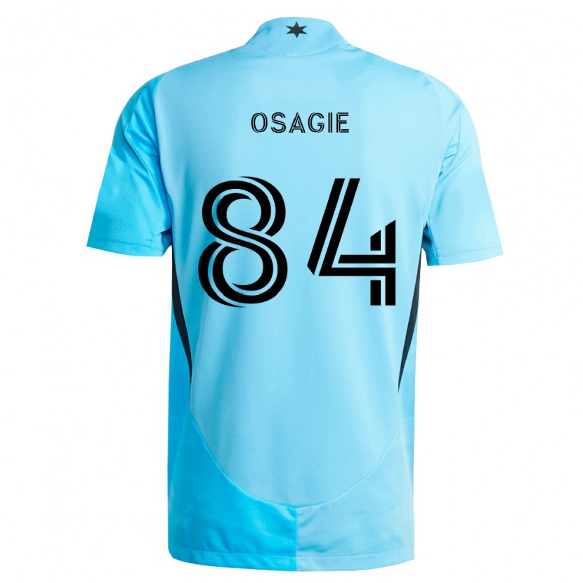 DanxenレディースNosazena Osagie#84薄青黒アウェイシャツ2026/27ジャージーユニフォーム