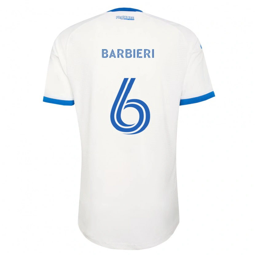 DanxenレディースJuliano Barbieri#6空色白アウェイシャツ2026/27ジャージーユニフォーム