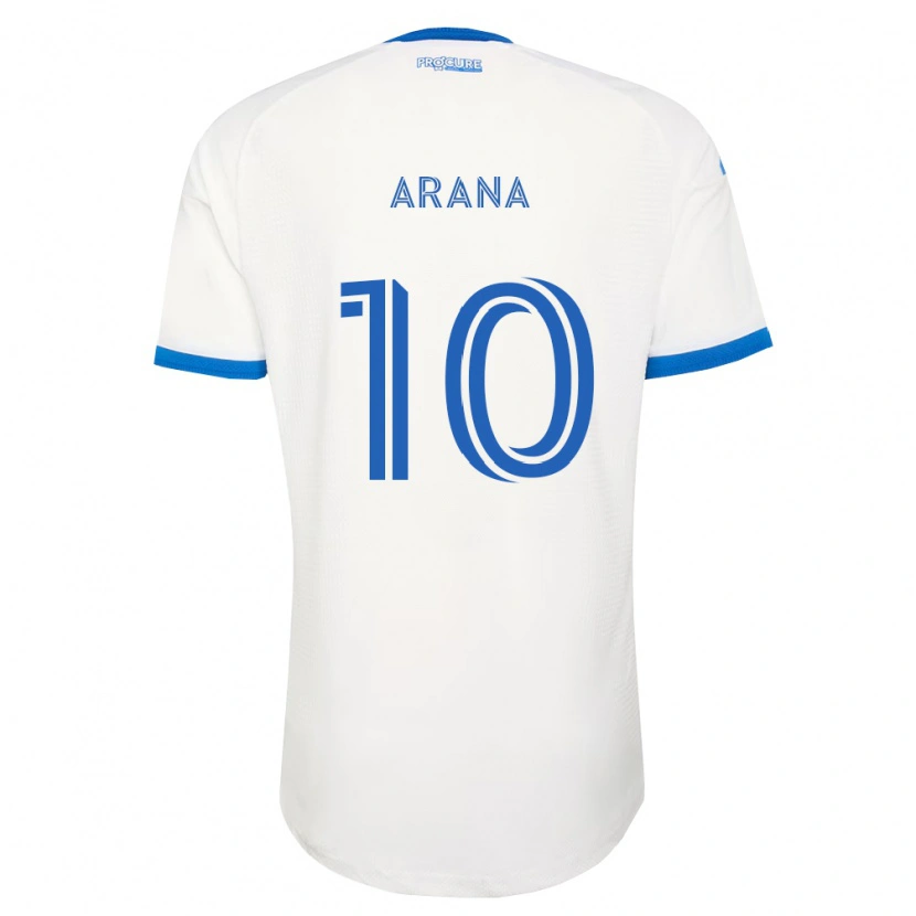 DanxenレディースPatrick Arana#10空色白アウェイシャツ2026/27ジャージーユニフォーム