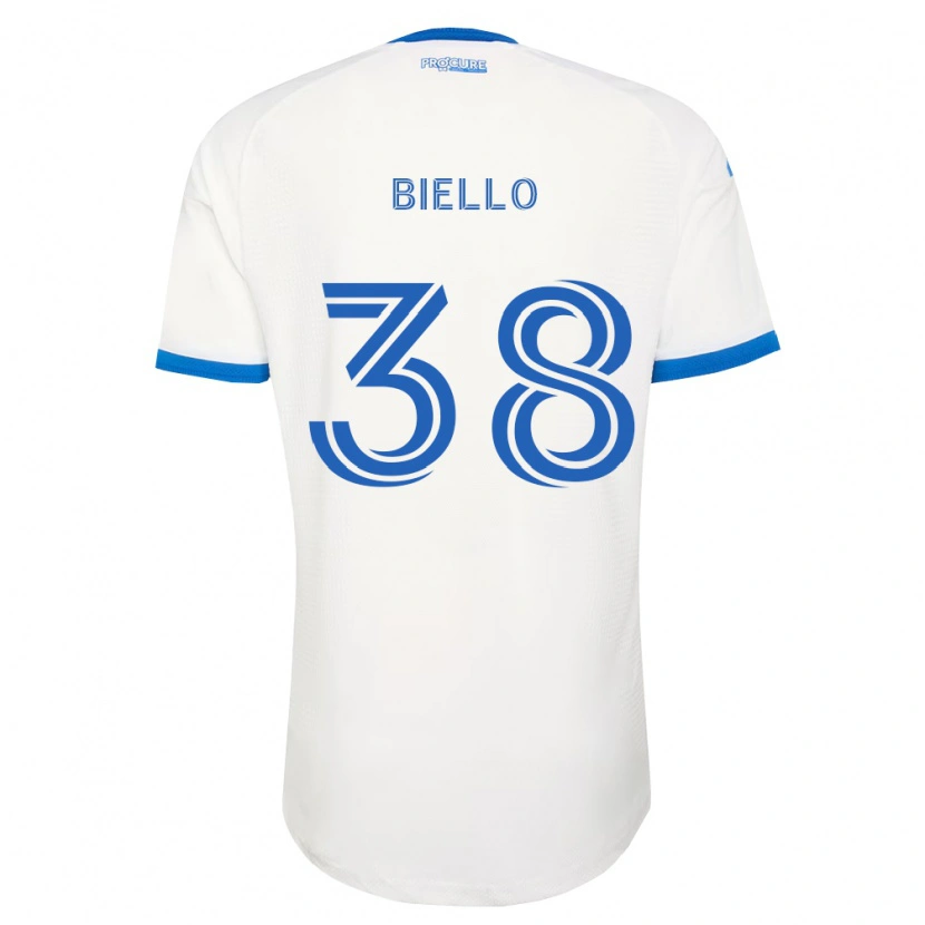 DanxenレディースAlessandro Biello#38空色白アウェイシャツ2026/27ジャージーユニフォーム