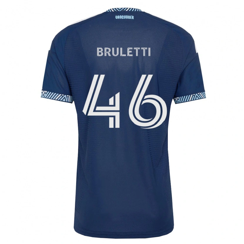 DanxenレディースCristiano Bruletti#46濃青白アウェイシャツ2026/27ジャージーユニフォーム