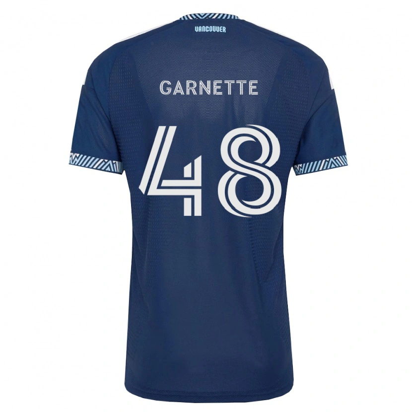 DanxenレディースMicaah Garnette#48濃青白アウェイシャツ2026/27ジャージーユニフォーム