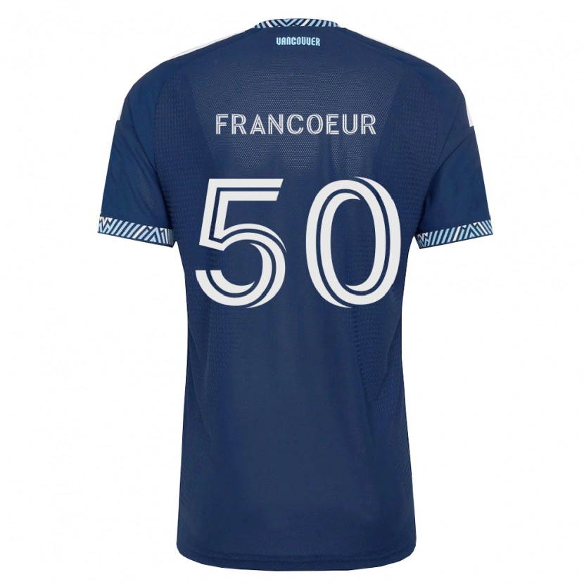 DanxenレディースIsaac Francoeur#50濃青白アウェイシャツ2026/27ジャージーユニフォーム