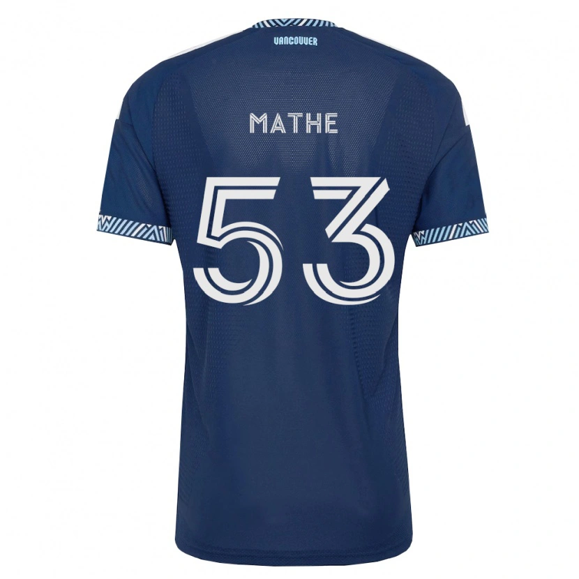 DanxenレディースImmanuel Mathe#53濃青白アウェイシャツ2026/27ジャージーユニフォーム