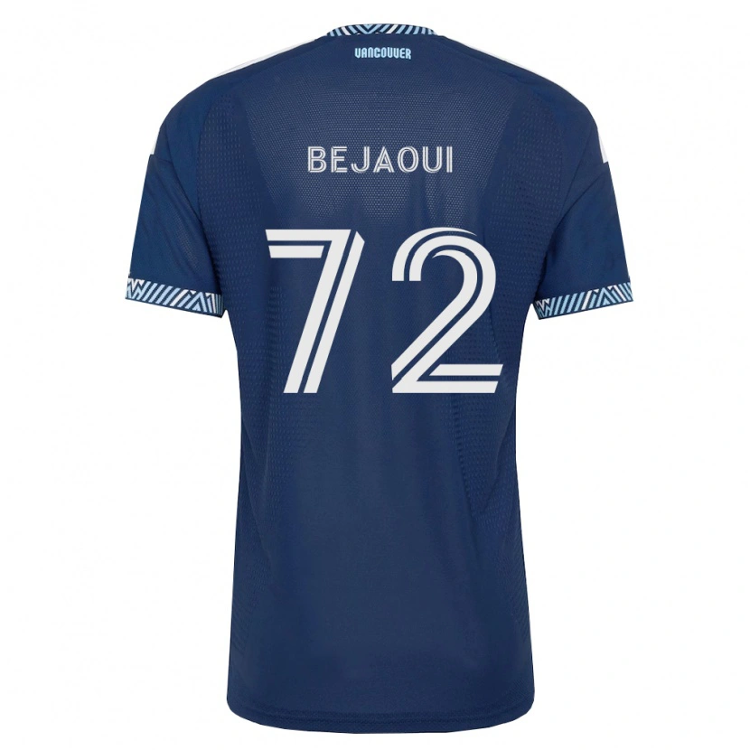 DanxenレディースAiden Bejaoui#72濃青白アウェイシャツ2026/27ジャージーユニフォーム