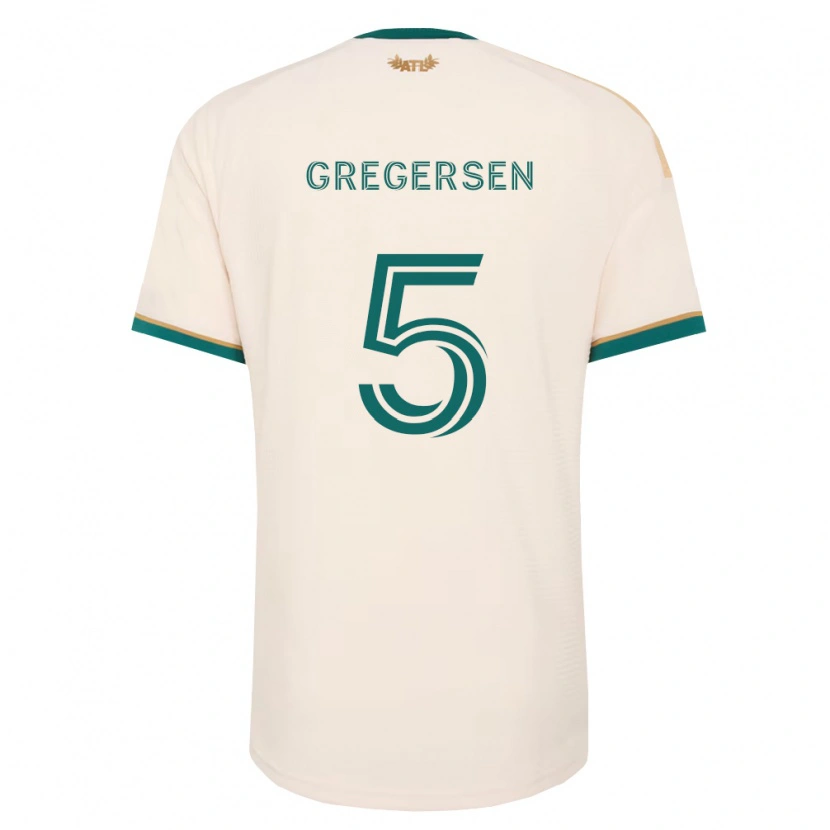 Danxenレディーススティアン・ローゼ・グレゲルセン#5シャンパン緑アウェイシャツ2026/27ジャージーユニフォーム
