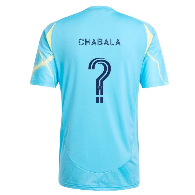 DanxenレディースCaleb Chabala#0薄青黒薄黄アウェイシャツ2026/27ジャージーユニフォーム