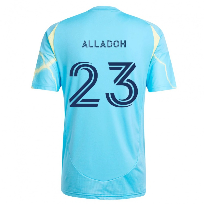 DanxenレディースEzekiel Alladoh#23薄青黒薄黄アウェイシャツ2026/27ジャージーユニフォーム