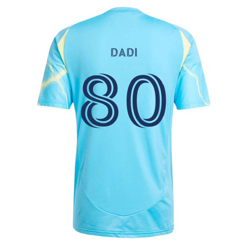 DanxenレディースPaco Dadi#80薄青黒薄黄アウェイシャツ2026/27ジャージーユニフォーム