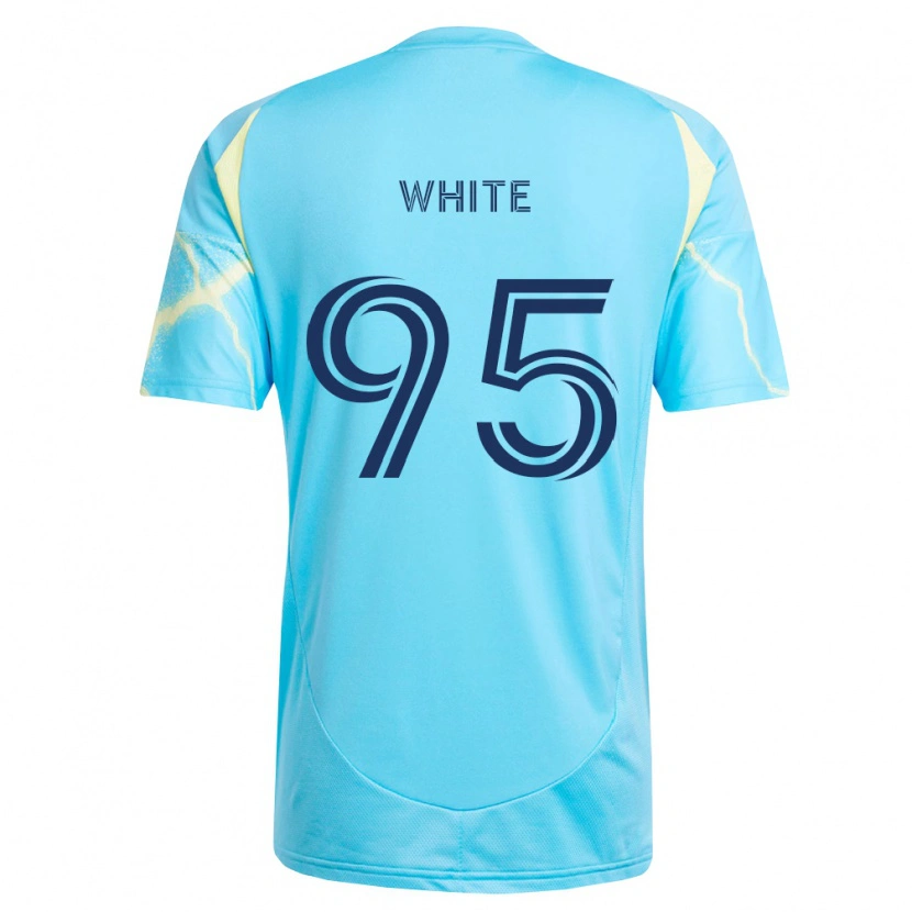 DanxenレディースMatthew White#95薄青黒薄黄アウェイシャツ2026/27ジャージーユニフォーム