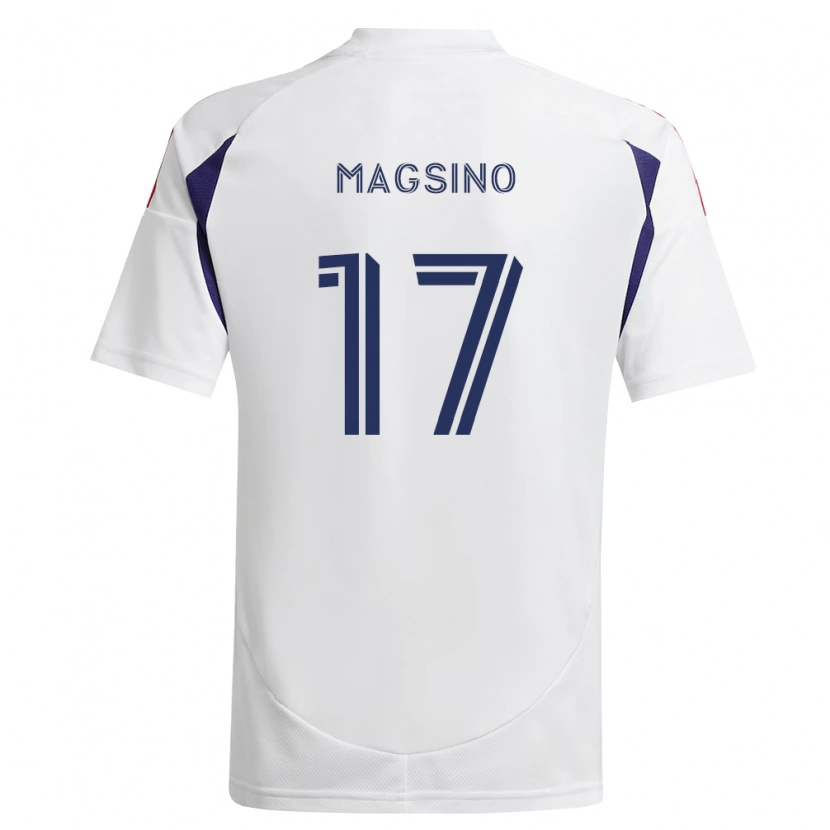 DanxenレディースReignen Magsino#17ロイヤルブルー赤茶アウェイシャツ2026/27ジャージーユニフォーム