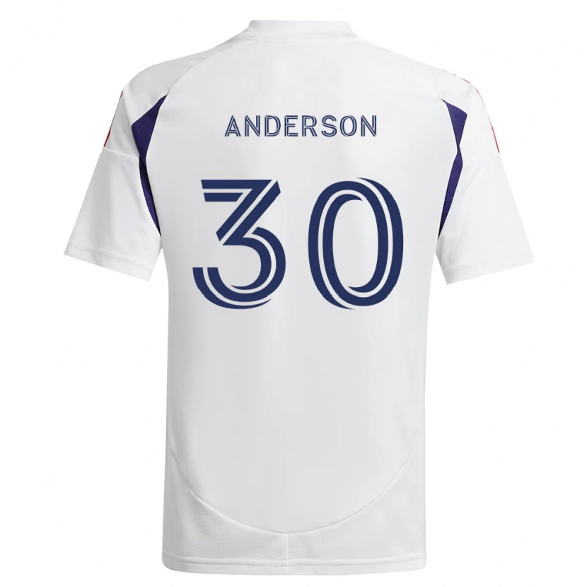 DanxenレディースOwen Anderson#30ロイヤルブルー赤茶アウェイシャツ2026/27ジャージーユニフォーム