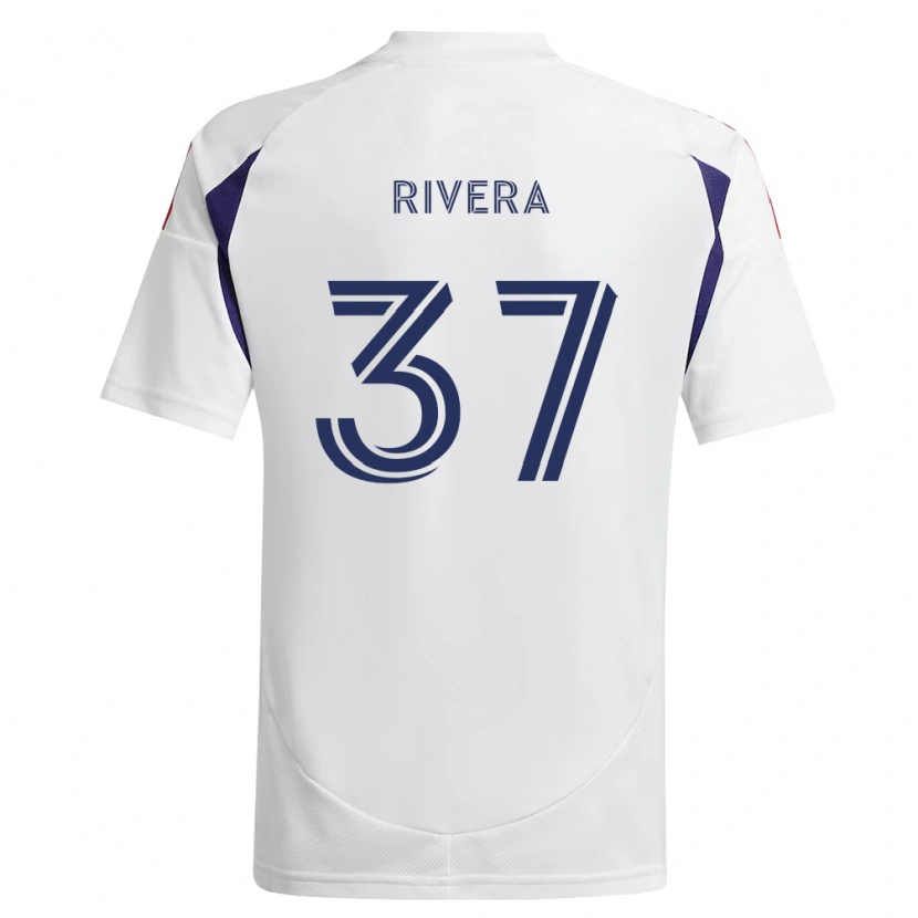 DanxenレディースLuis Rivera#37ロイヤルブルー赤茶アウェイシャツ2026/27ジャージーユニフォーム
