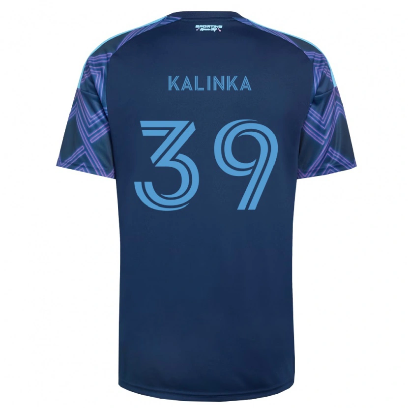 DanxenレディースJaxson Kalinka#39ロイヤルブルー紫アウェイシャツ2026/27ジャージーユニフォーム