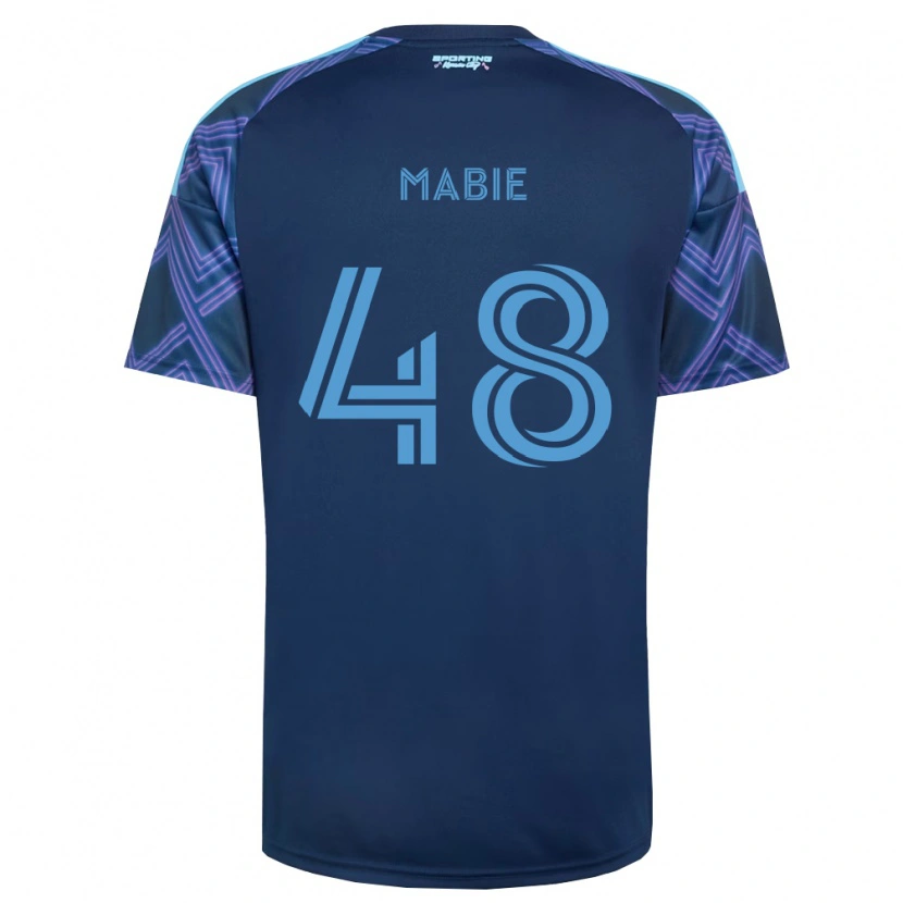 DanxenレディースBlaine Mabie#48ロイヤルブルー紫アウェイシャツ2026/27ジャージーユニフォーム