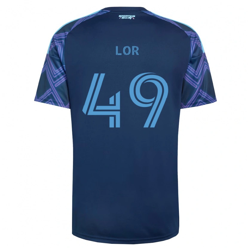 DanxenレディースTroy Lor#49ロイヤルブルー紫アウェイシャツ2026/27ジャージーユニフォーム