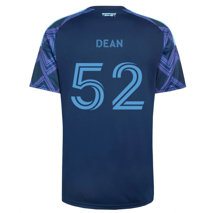 DanxenレディースFinn Dean#52ロイヤルブルー紫アウェイシャツ2026/27ジャージーユニフォーム