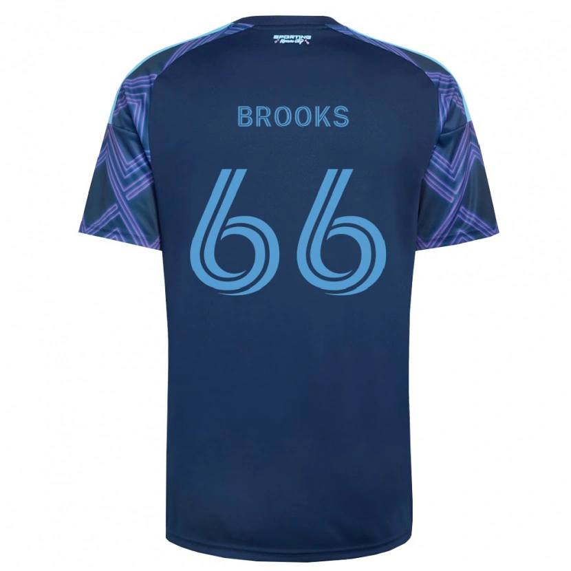 DanxenレディースEdson Brooks#66ロイヤルブルー紫アウェイシャツ2026/27ジャージーユニフォーム