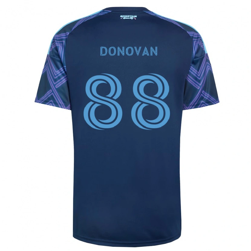 DanxenレディースShane Donovan#88ロイヤルブルー紫アウェイシャツ2026/27ジャージーユニフォーム