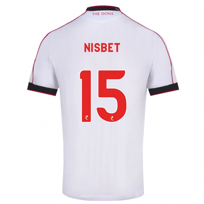 Danxenレディースケヴィン・ニスベット#15黒赤白アウェイシャツ2026/27ジャージーユニフォーム