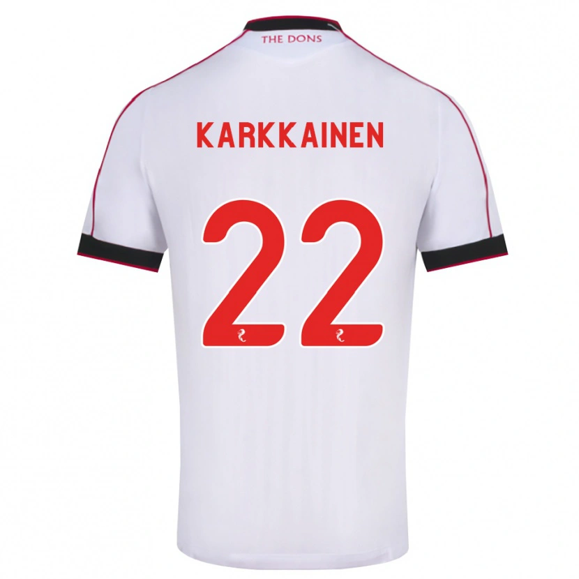 Danxenレディースエレナ・ケルカイネン#22黒赤白アウェイシャツ2026/27ジャージーユニフォーム