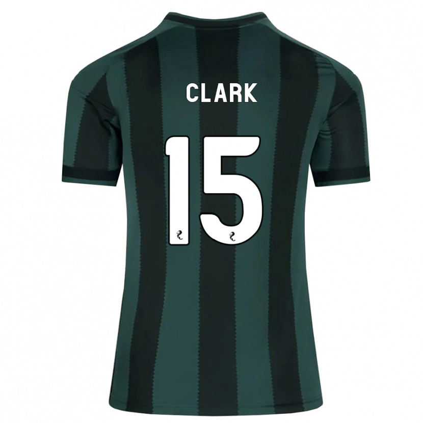 DanxenレディースKelly Clark#15ダークスレートグレー 黒アウェイシャツ2026/27ジャージーユニフォーム