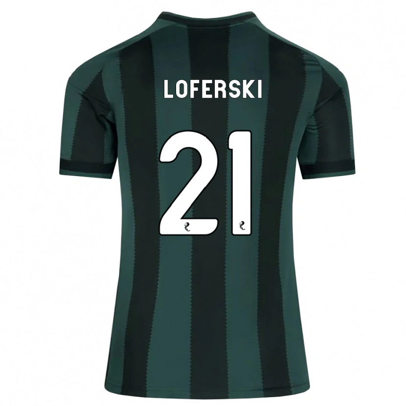 Danxenレディースキャサリン・ロフェルスキー#21ダークスレートグレー 黒アウェイシャツ2026/27ジャージーユニフォーム