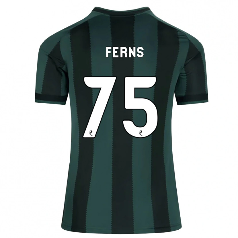 DanxenレディースRonan Ferns#75ダークスレートグレー 黒アウェイシャツ2026/27ジャージーユニフォーム