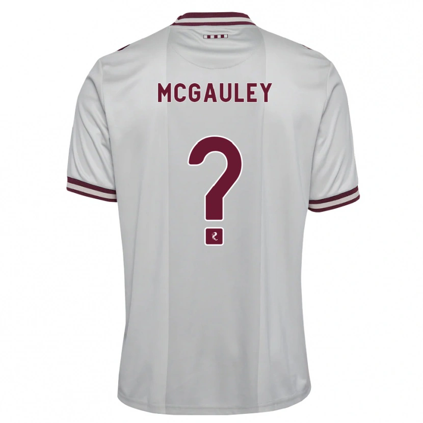 DanxenレディースCarson Mcgauley#0白バーガンディアウェイシャツ2026/27ジャージーユニフォーム