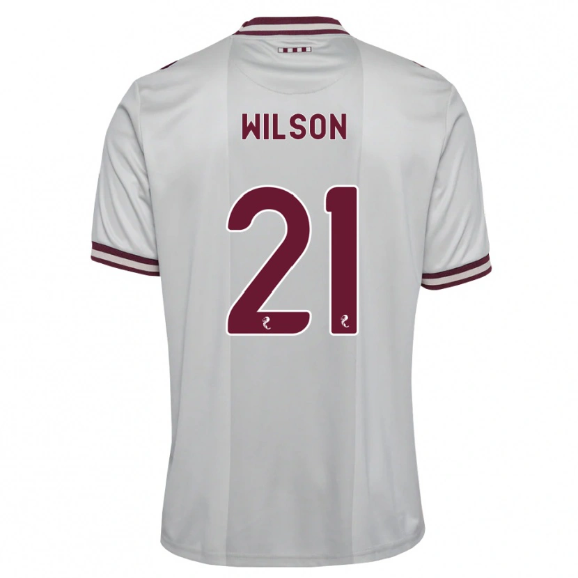DanxenレディースJames Wilson#21白バーガンディアウェイシャツ2026/27ジャージーユニフォーム