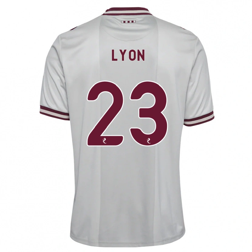 DanxenレディースJack Lyon#23白バーガンディアウェイシャツ2026/27ジャージーユニフォーム